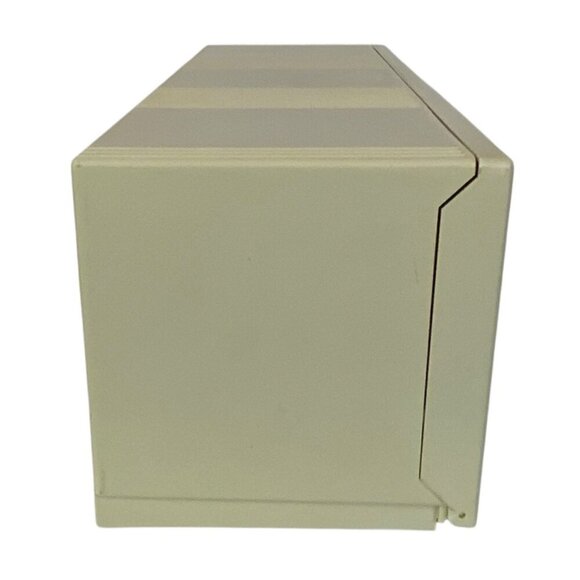 Vintage 1999 Case Logic 30 CD Storage Cabinet Rack Holder W Door Almond Plastic - Picture 6 of 7